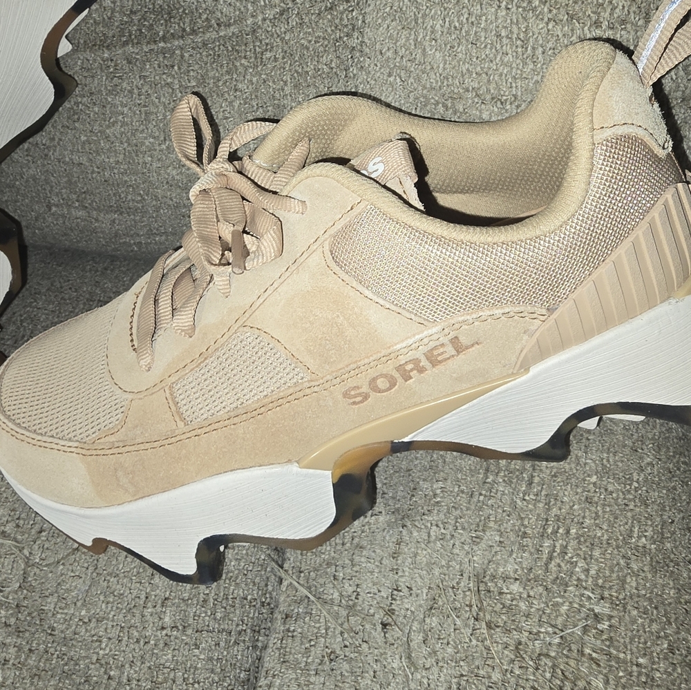 Sorel Beige/Tan Women's Athletic Sneakers